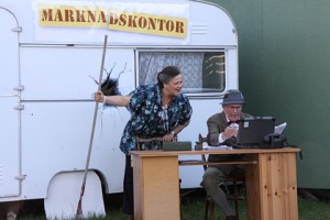 Bo på Sanna och Doris vid marknadskontoret Foto Gunnar Öquist