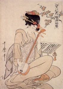 Shamisen KitagawaUtamaro_FlowersOfEdo