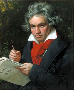 Beethoven målad av Karl Joseph Stieler (1820).