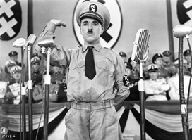 Från Chaplins film Diktatorn