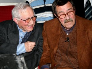 Tadeusz Różewicz och Günter Grass (foto: Michał Kobyliński)