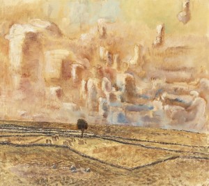 Träd på Alvaret (före 1927). Foto: Bukowskis Auktioner.