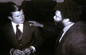 Den amerikanske senatorn Ted Kennedy och Sherman Adams.