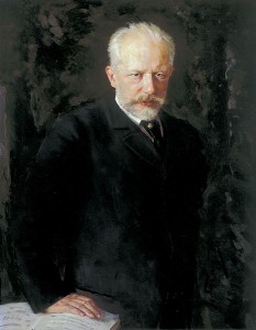 Pjotr Iljitj Tjajkovskij målad av Nikolaj Kuznetsov 1893.